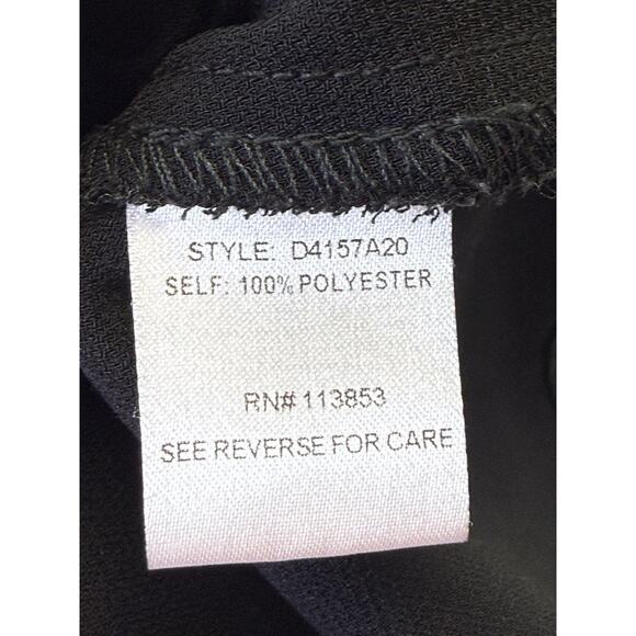 SUGARLIPS Dress Women’s Sz L Santa Ana Off The Shoulder Maxi Dress Black - Picture 5 of 8